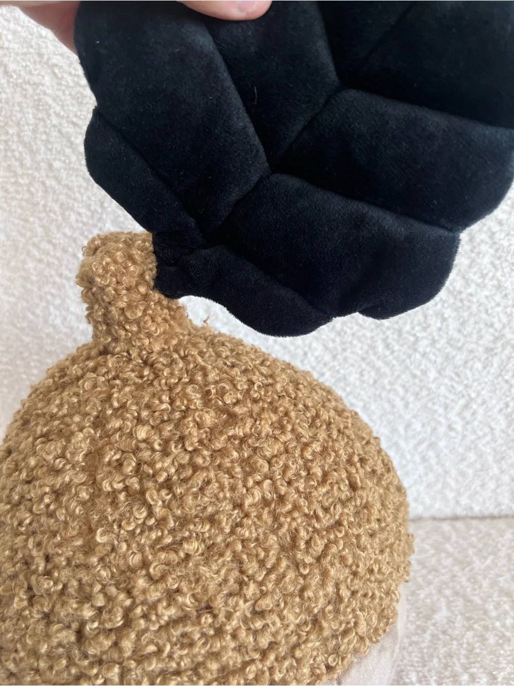 West Elm Kids NWT Acorn Pillow Plush Brown Toy